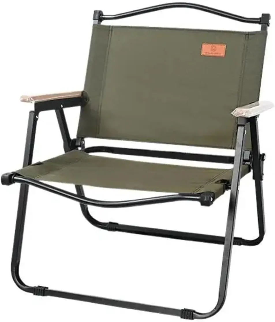 Outdoor Camping Picnic Folding Moon Chair Lazy Leisure Portable Director Art Sketching Recliner Fishing Tools (Size : Elegant Black)