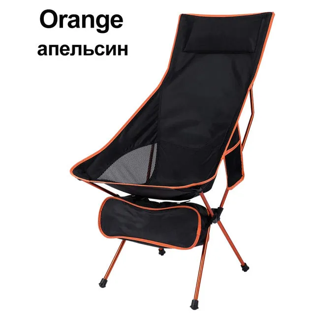 Outdoor Chair Fishing for Hiking Backpacking Deck Beach Lightweight Comprehensive assistance Best seller Folding Chair Lounge Portable Backrest HooRu Chairs Camping