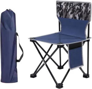 Outdoor Chair Outdoor Camping Chairs Portable Fishing Chair Fishing Leisure Folding Stool Aluminum Alloy Camping Hiking Camp Chairs (Color : 4)