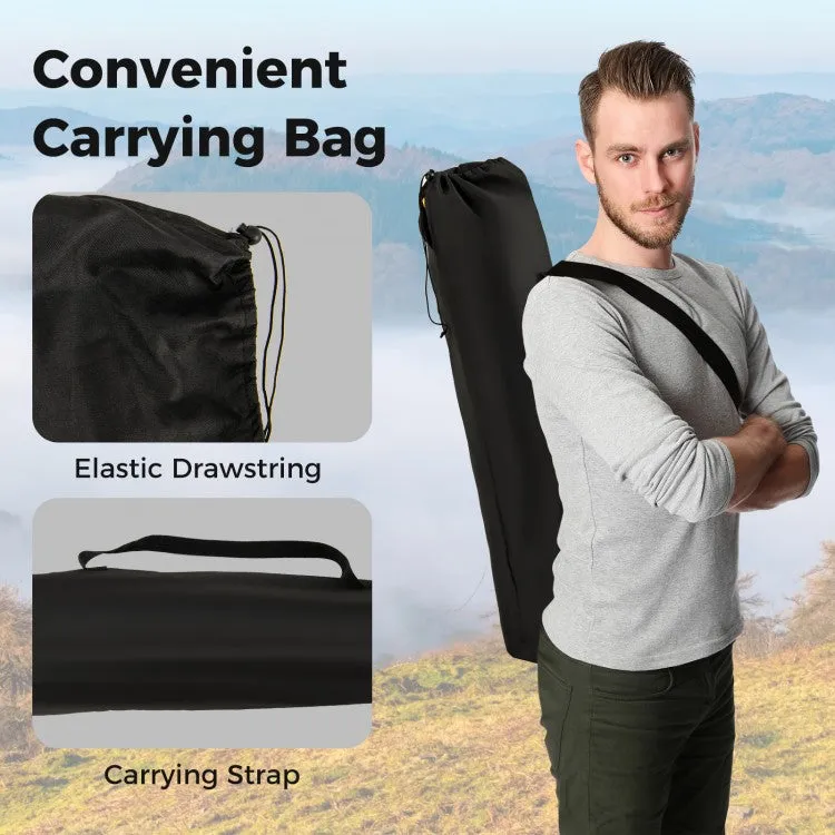 Outdoor Folding Camping Chair - Portable Leisure Chair with Footrest - Suitable for Camping, Hiking, and Fishing