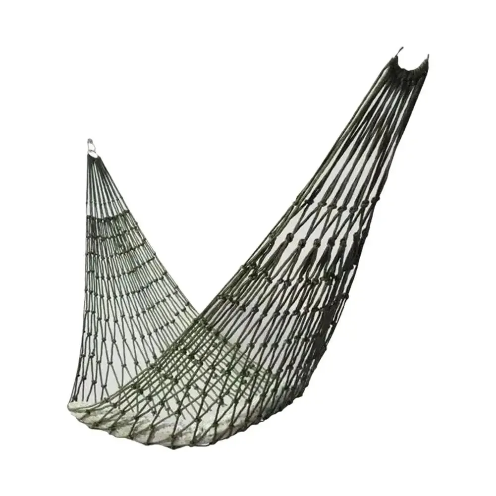 Outdoor Green Mesh Net Hammock