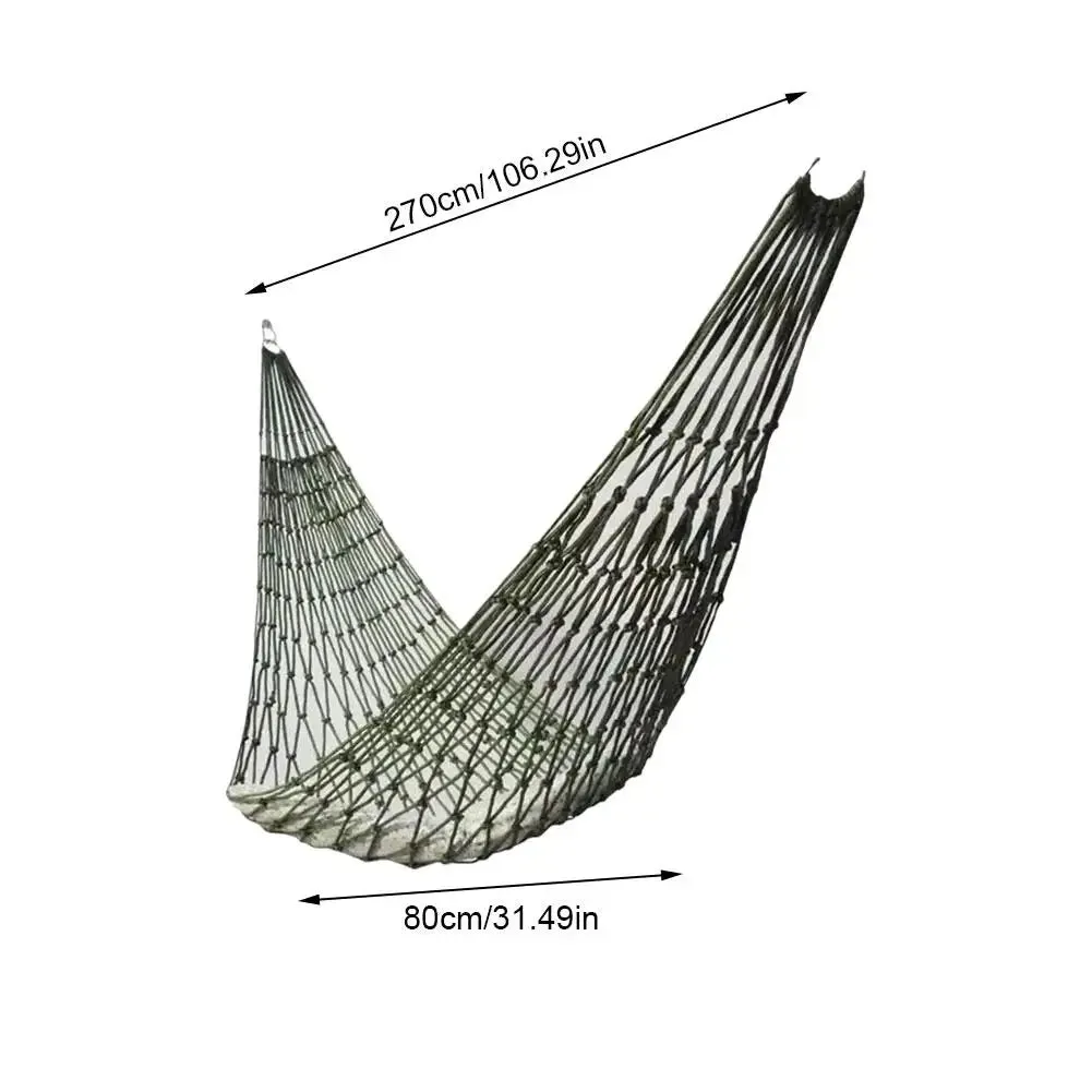 Outdoor Green Mesh Net Hammock