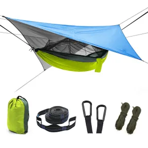 Outdoor parachute cloth canopy set sunscreen mosquito proof hammock