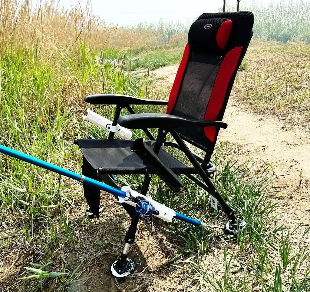 Pack of 1 Fishing Rod Holder for Folding Wagon Carts Garden Carts Bike–Beach Car Fishing Chair Fishing Pole Rod Rack Rest