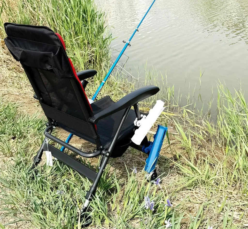 Pack of 1 Fishing Rod Holder for Folding Wagon Carts Garden Carts Bike–Beach Car Fishing Chair Fishing Pole Rod Rack Rest