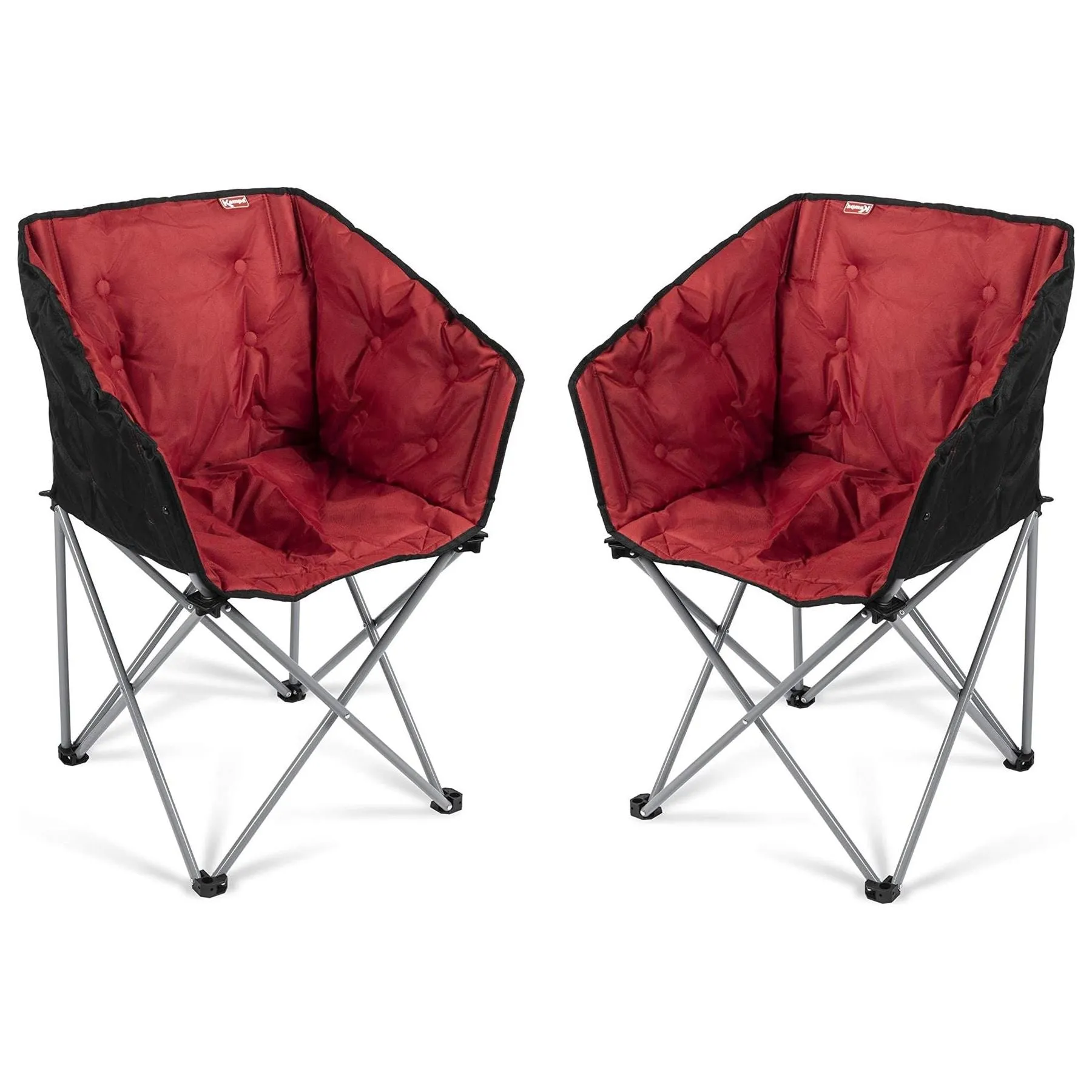 Pair of Kampa  Padded Camping Tub Chair
