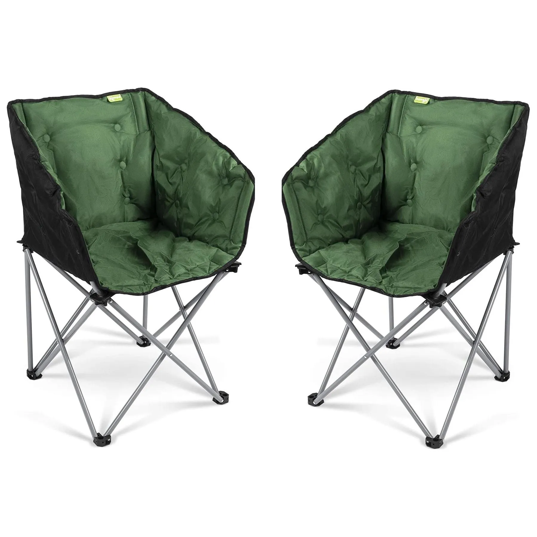 Pair of Kampa  Padded Camping Tub Chair