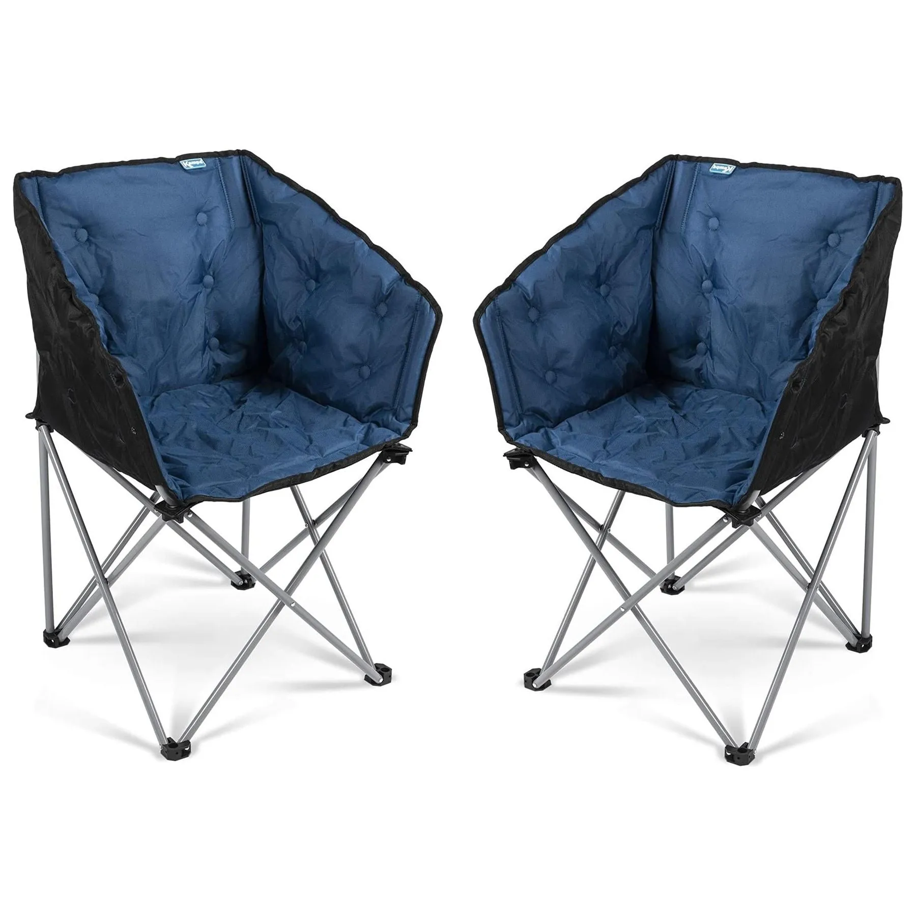 Pair of Kampa  Padded Camping Tub Chair