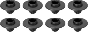 PATIKIL Camping Chair Foot, 8 Pack 16mm Tubing Dia Detachable Anti-Slip Stool Feet Replacement for Hiking Outdoor, Black