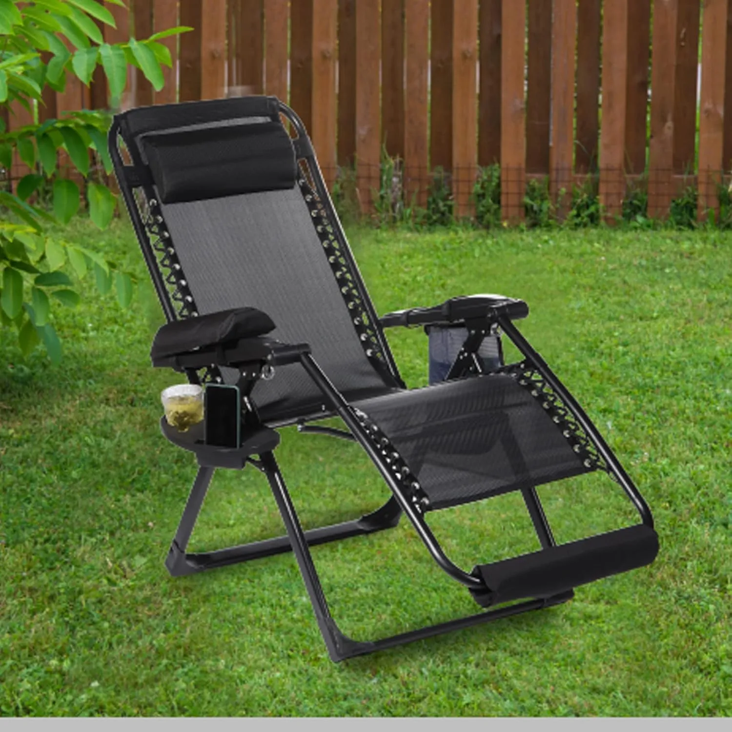 PATIKIL Gravity Chair Replacement Fabric, Anti-Gravity Chair Cloth Recliners Repair Tool for Patio Camping Outdoor, Dark Gray