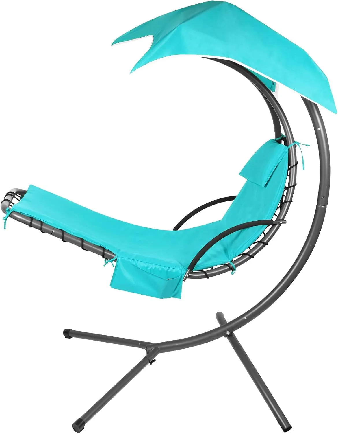Patio Hanging Lounge Chair Replacement Cushion Cover and Umbrella Fabric,for Outdoor Hanging Hammock Chair Outdoor Chaise Chair Pillow Pad Replacement Cushion Cover