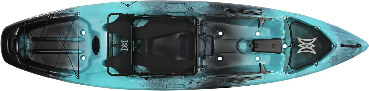Perception Pescador Pro 10 | Sit on Top Fishing Kayak with Adjustable Lawn Chair Seat | Large Front and Rear Storage | 10' 6"