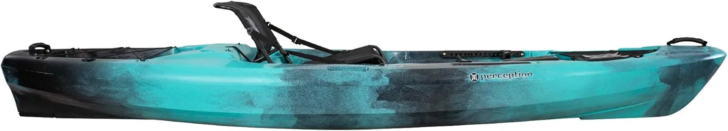 Perception Pescador Pro 10 | Sit on Top Fishing Kayak with Adjustable Lawn Chair Seat | Large Front and Rear Storage | 10' 6"