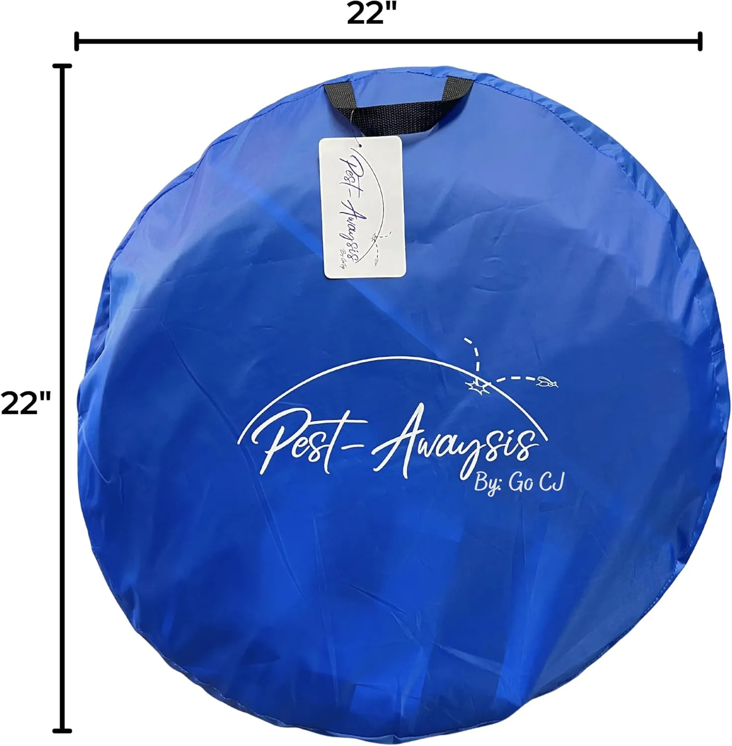 Pest Awaysis - Patented Design | Swimming Pool Float | Bug Prevention Net | No More Bees, Wasps, Mosquitos | 40% Sunblock | Includes Bonus Hammock Float
