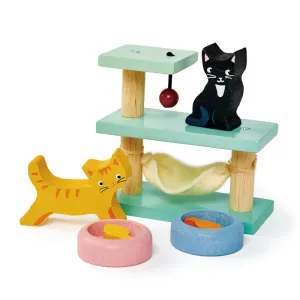 Pet Cat Set for Doll House by Tenderleaf Toys