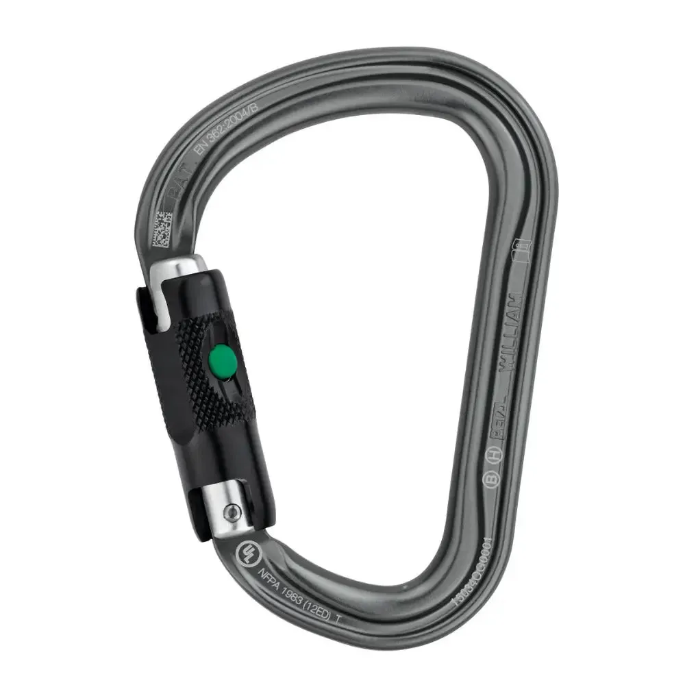 Petzl William Ball Lock Carabiner - 3 Way