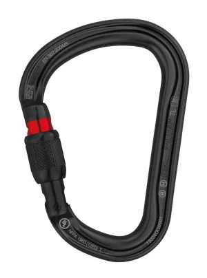 Petzl - WILLIAM - SCREW-LOCK - Black