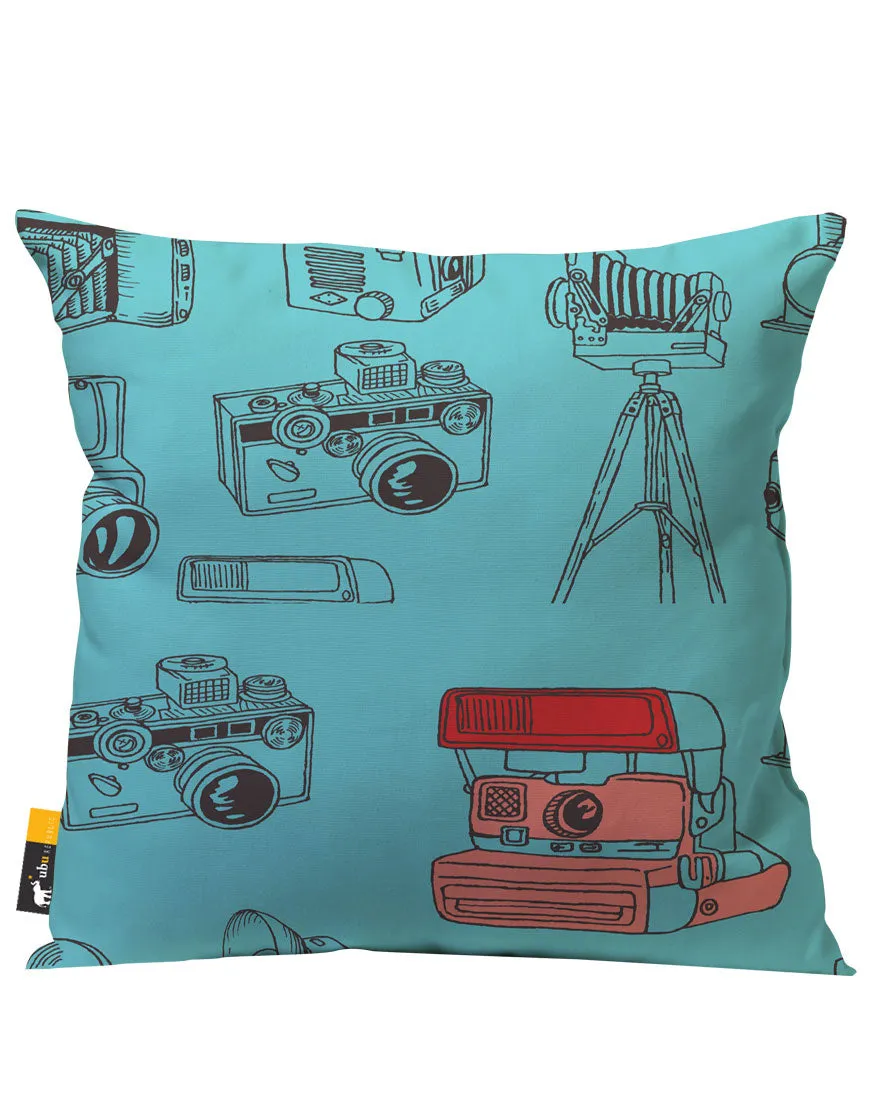 Poloroid Outdoor Throw Pillow