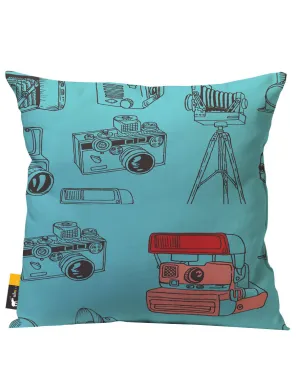 Poloroid Outdoor Throw Pillow