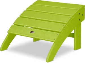 POLYWOOD® Palm Coast Ottoman, Lime