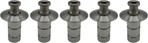 Poolzilla 5 Pack Stainless Steel Pool Cover Anchors for Concrete and Pavers, Made of High Grade SS 304 for Added Durability