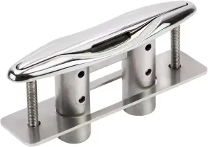 Pop Up Boat Cleat, 316 Stainless Steel, Retractable Marine Grade Flush Mount Dock Cleat with Backing Plate for Yacht