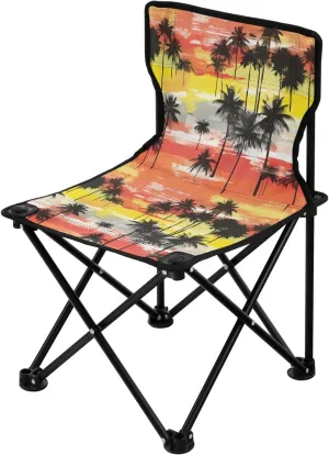 Portable Camping Chairs Palm Leaf Tropical Lightweight Folding Chair for Camping, Beach, Picnic, Travel and Sports with Carry Bag 20851260