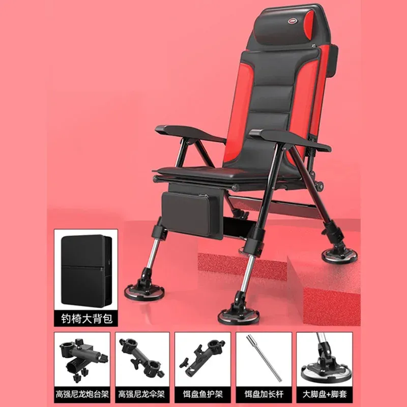 Portable Multifunctional Fishing Chair, Folding Chair, Wild Fishing Chair, Fishing Stools, New European