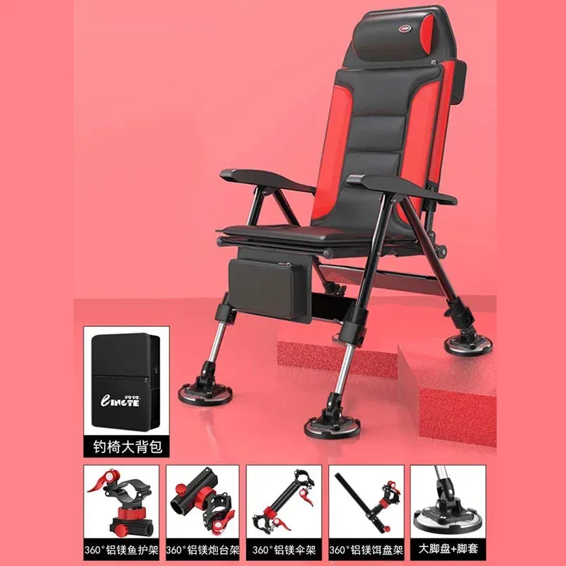 Portable Multifunctional Fishing Chair, Folding Chair, Wild Fishing Chair, Fishing Stools, New European