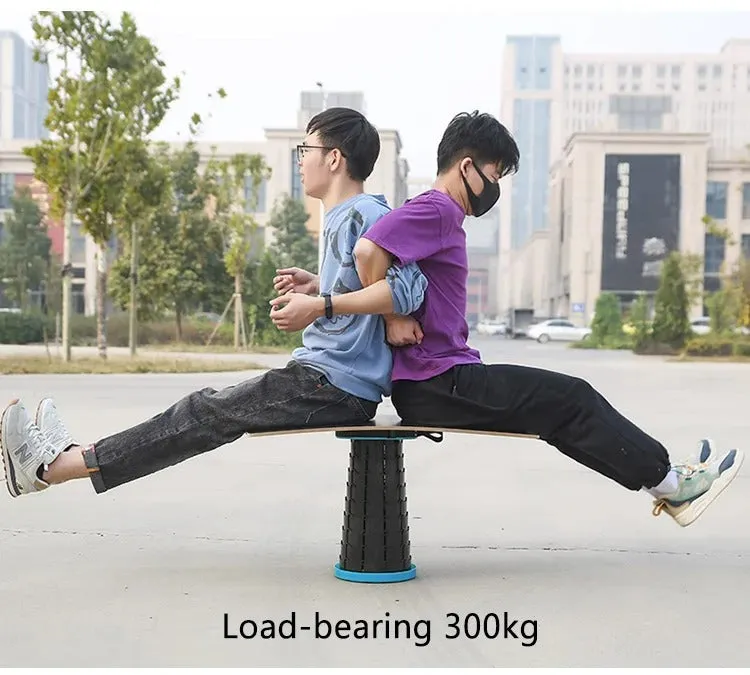 Portable Round Folding Accordion Chair
