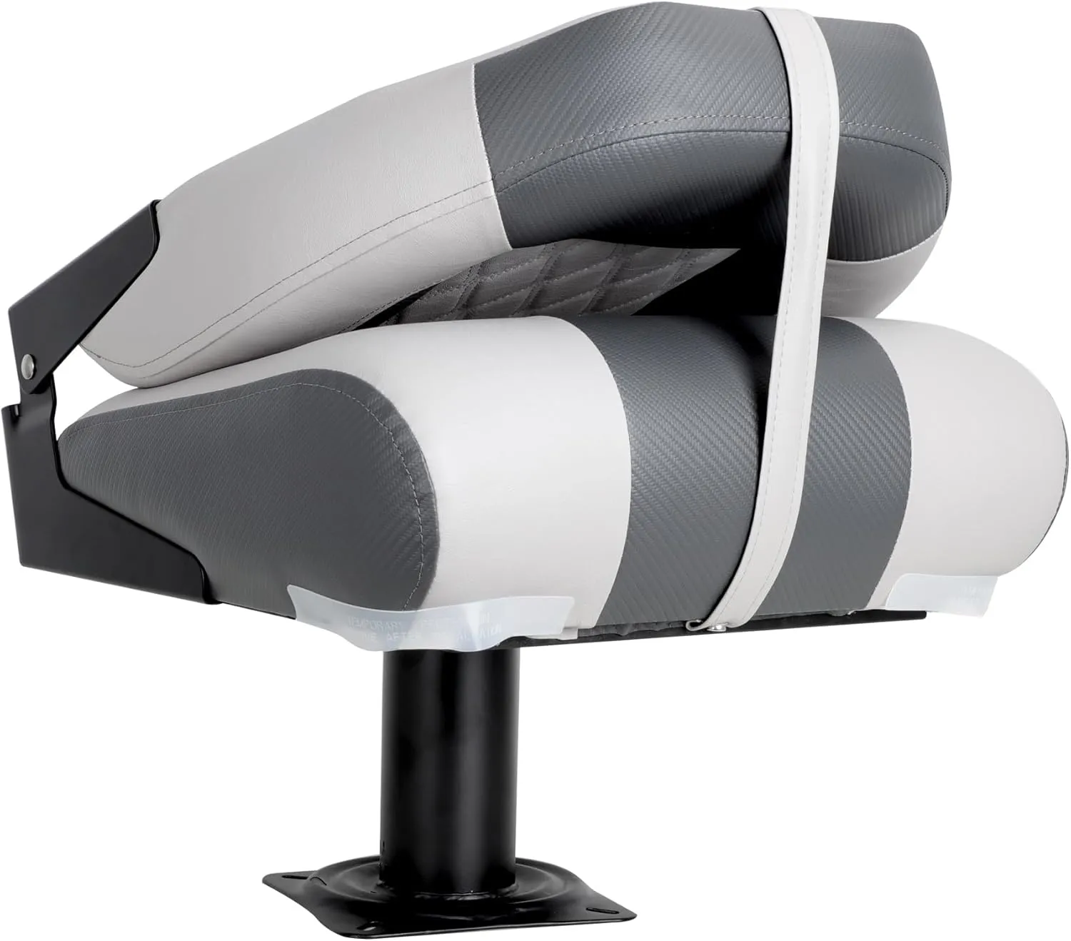 Premium Marine A Pair of High Back Folding Boat Seat, Fishing Marine Seats with Stainless Steel Screws