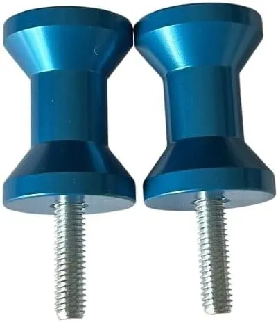 Pro-Tek Blue Swing Arm Spools For Buell EBR 1125R 1125CR 2009 2010 Buell EBR1125R Spool Sliders, 6mm Spools (Blue)