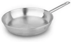 PRO-X 058524 Frying Pan 30 cm 18/10 Stainless Steel Induction Dishwasher Safe Oven Safe Silver