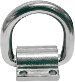 Prolinemax Marine Boat Stainless Steel T316 3/4" Bolt-On Lashing Ring D-Ring Anchor Ring