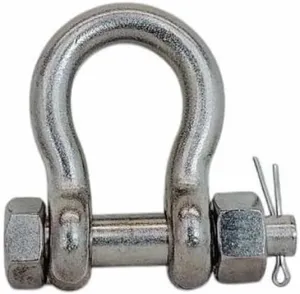 Prolinemax Marine Stainless Steel T316 Drop Forged 3/8" Bolt Pin Anchor Shackle 1,500 Lbs WLL