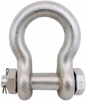 Prolinemax Marine Stainless Steel T316 Drop Forged 7/8" Bolt Pin Anchor Shackle 8,000 Lbs WLL