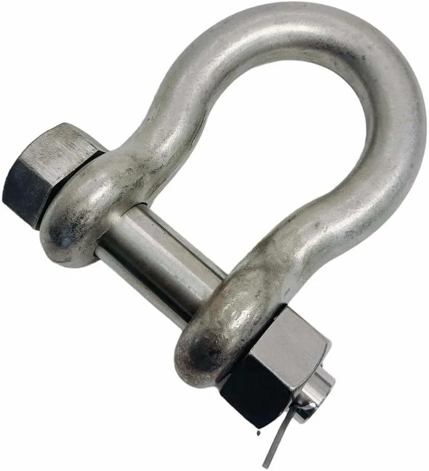 Prolinemax Marine T316 Stainless Steel Drop Forged 3/4" Bolt Pin Anchor Shackle 6000 Lb WLL