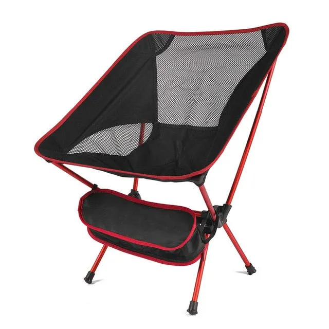 Quality Portable Fishing Travel Outdoor Product diversity Hiking Camping Outdoor Chair Tools Beach Chair Chair Top choice Seat Folding Ultralight High Picnic