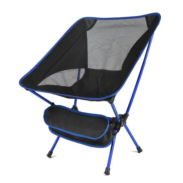 Quality Portable Fishing Travel Outdoor Product diversity Hiking Camping Outdoor Chair Tools Beach Chair Chair Top choice Seat Folding Ultralight High Picnic