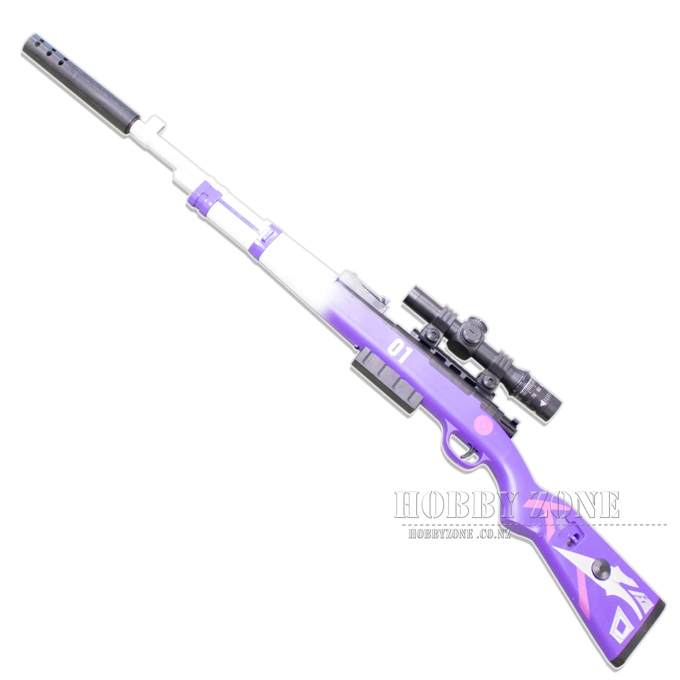 [R18 ] "Frangipani" WY Purple KAR 98K PUBG Gel Ball Blaster [ID Check Required]