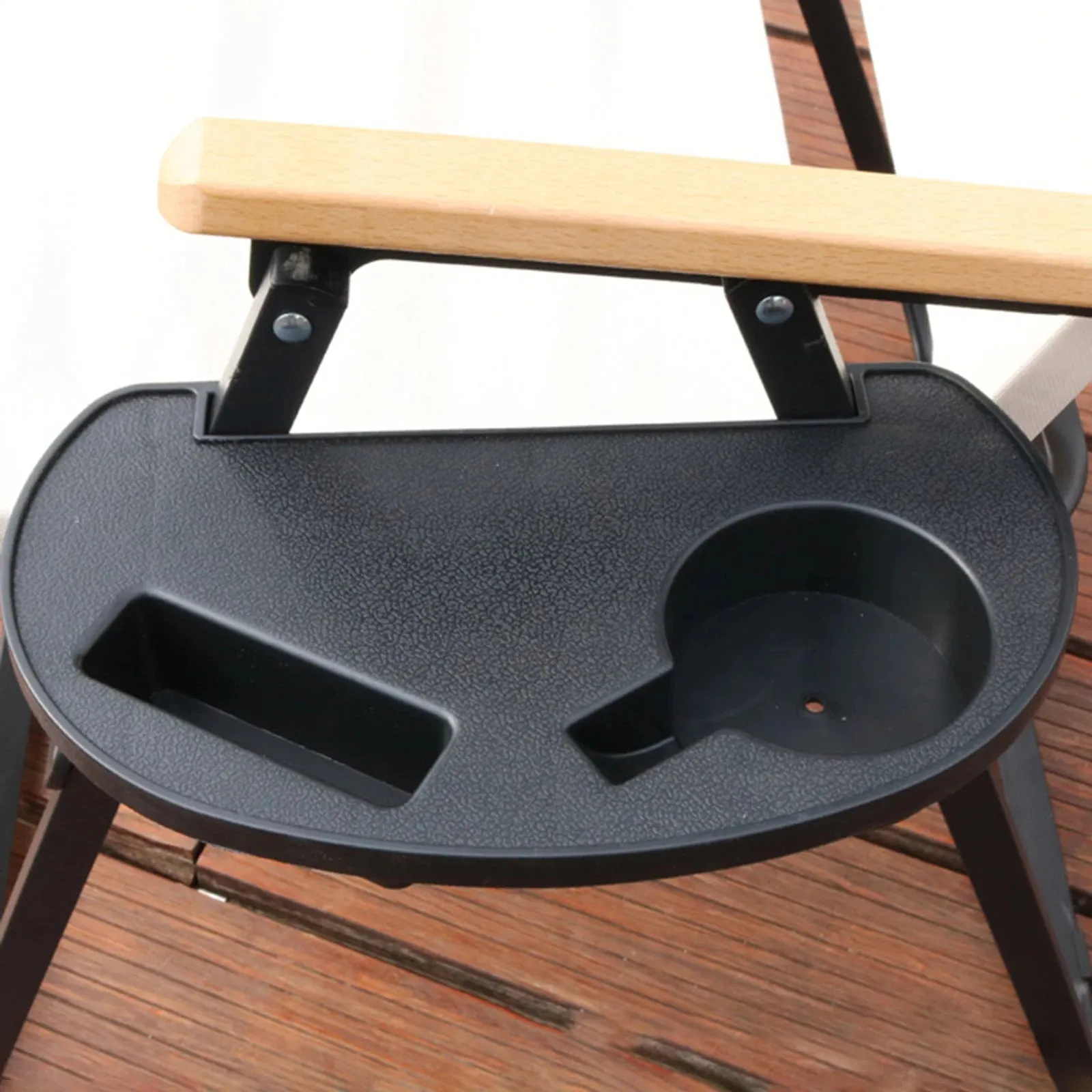 Recliner Chair Clip on Side Desk Portable Cup Phone Holder Tray Multipurpose Travel-friendly for Outdoor Camping Accessories