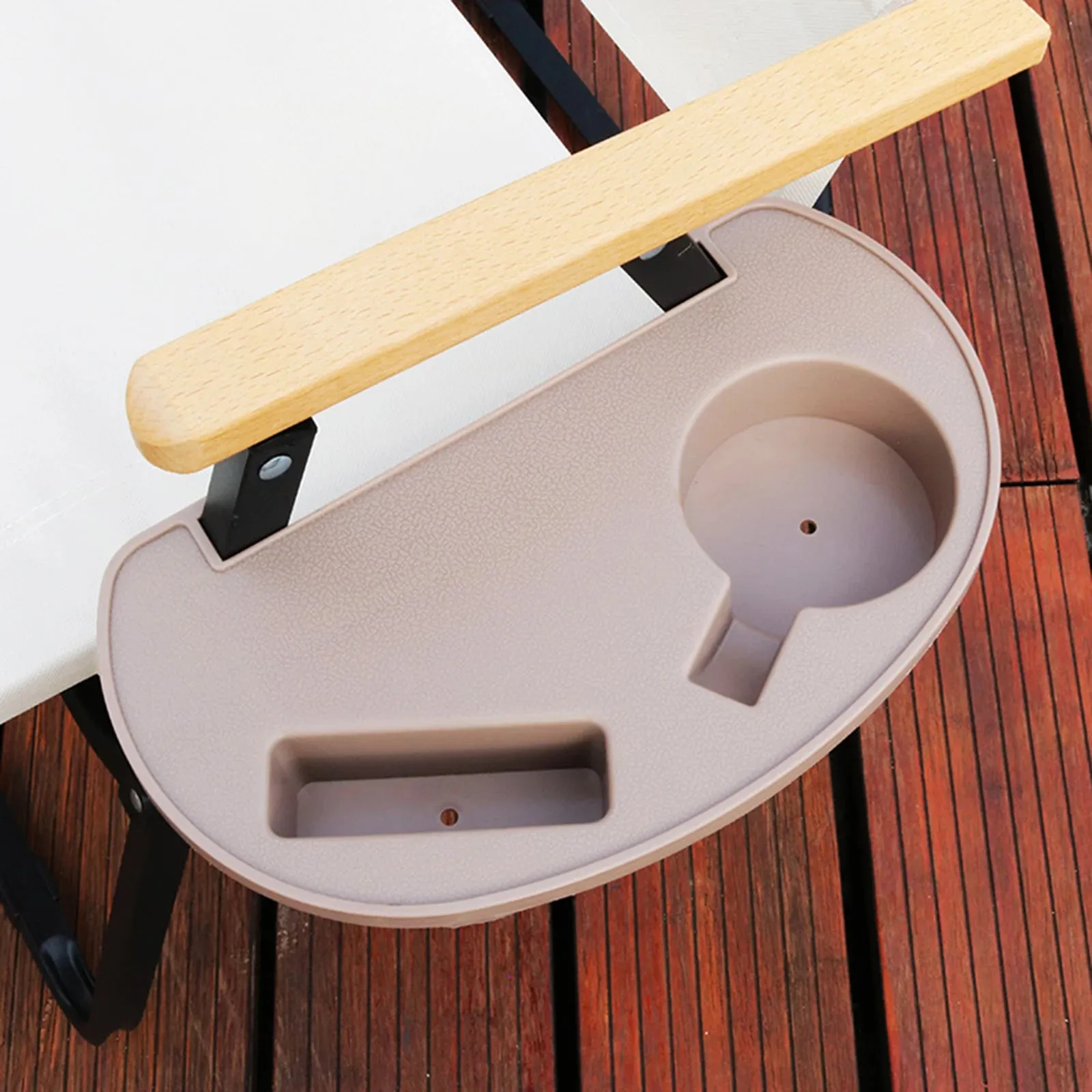 Recliner Chair Clip on Side Desk Portable Cup Phone Holder Tray Multipurpose Travel-friendly for Outdoor Camping Accessories