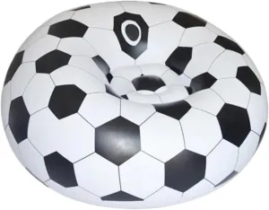 Recliner Football Inflatable Sofa Bean Bag Chair Portable Party Lazy Folding Garden Chaise Lounge Furniture Portable (Color : Sofa)