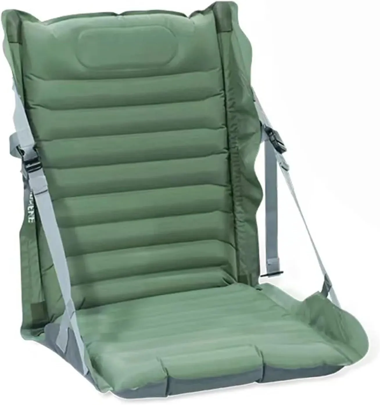 Recliner Portable Inflatable Camping Folding Cushion Leisure Chairs Outdoor Folding Chair Adjustable Fishing Picnic BBQ Beach Portable (Color : Green)