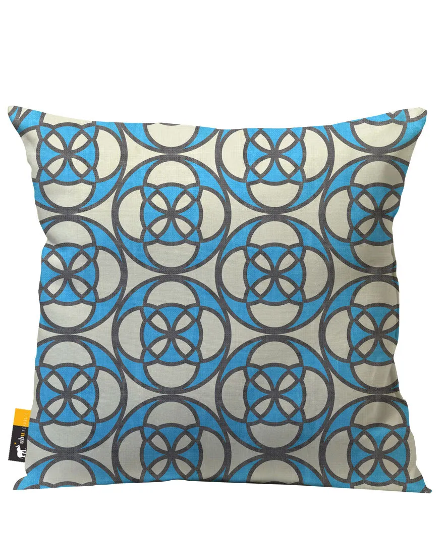 Retro Cafe Outdoor Throw Pillow