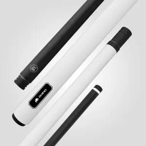 RHINO G-L Pool Cue - Black, Blue, Gray, Orange, Mint, Sliver, White - Wrapless (3/8-8 Joint) - Glass Fiber Shaft, 12.5mm Tip Diameter, Thin Conical Taper. Composite Butt