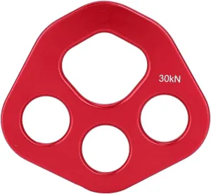 Rigging Plate, Aviation Aluminum 4 Holes Descender Plate Climbing Bolt Rigging Plate