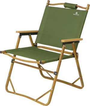 ROCK CLOUD Portable Folding Camping Chair Low Beach Chairs for Camp Lawn Hiking Sports Hunting