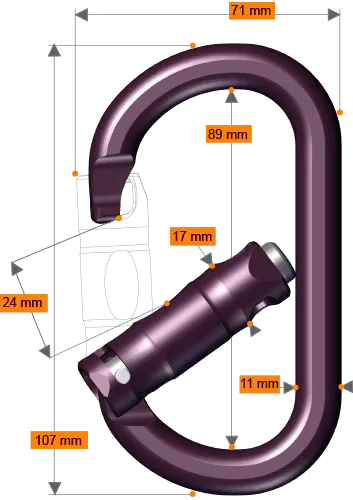 Rock Exotica - rockO Up-Lock Carabiner
