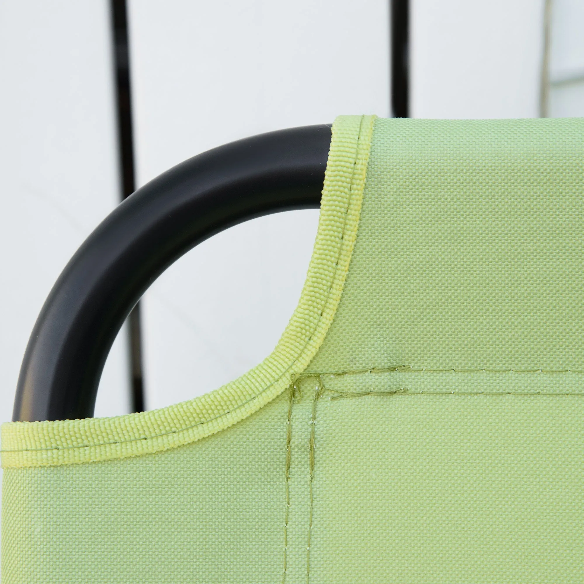 Rootz 2-Seater Camping Chair - Foldable Deck Chair - Outdoor Fishing Chair with Cup Holder - Durable Steel & Oxford Fabric - 141cm x 67cm x 80cm